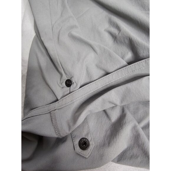 Tilley Wanderer Collection Gray adjustable fold over hem shorts Size 16 Women's - Picture 8 of 10